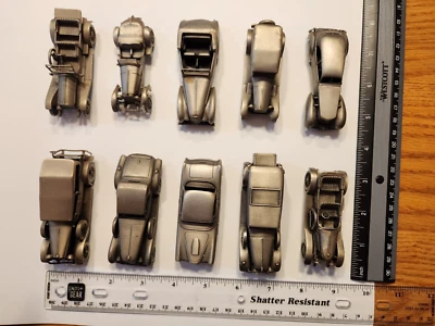 Danbury Mint - Pewter Cars - Choose your car from 10 models! - Image 1 of 4