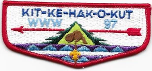 S5 ? Kit-Ke-Hak-O-Kut Lodge 97 114mmx50mm Boy Scouts of America BSA - Picture 1 of 1