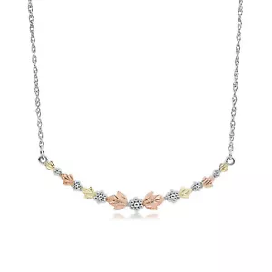 Black Hills Gold & Silver Ladies SMILE necklace Pendant - Picture 1 of 1