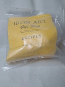 Iron Art Gift Shop Vintage Tart Pans With Krum Kager Recipe NIP - Picture 1 of 4