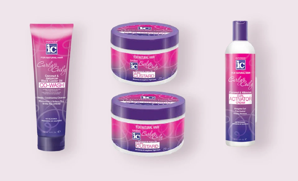IC Fantasia Curly & Coily Co-Wash/Activator Cream/Curl Custard/Sets Best Seller - Image 1 of 1