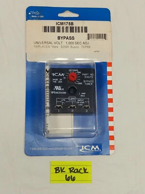 ICM Controls ICM175B Bypass Timer Relay, 10-1,000 Seconds Adjustable, 18-240 VAC - Image 1 of 4