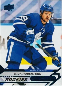 NICK ROBERTSON RC 20-21 OVERTIME BLUE FOIL SP ROOKIE CARD # 101 LEAFS UD 2020-21 - Picture 1 of 1