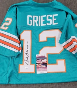 Bob Griese Autographed/Signed Jersey JSA COA Miami Dolphins Perfect Season 🔥🔥 - Picture 1 of 2