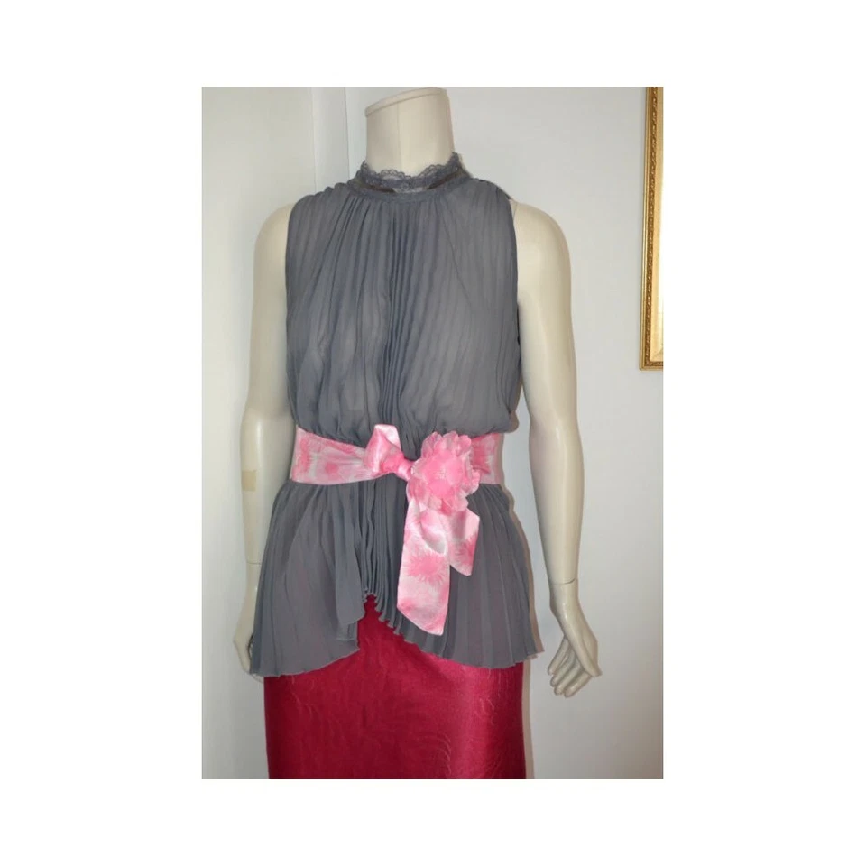 CINTURA ROSA CON FIORE - Immagine 1 di 1