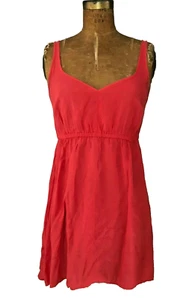 Vestido Rojo Urban Outfitters Mirando a las Estrellas M Festival Boho Fluido Novia - Imagen 1 de 6