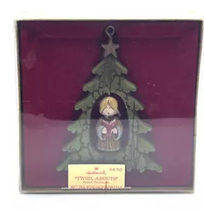 1976 Hallmark Twirl-About Caroler Angel Ornament Tree Trimmer Collection In Box - Picture 1 of 4
