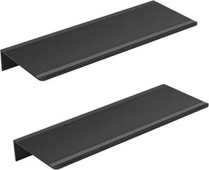 Mensole Da Muro Metallo, Mensola Da Parete Set Da 2, Scaffale a Muro Nero Mensol - Foto 1 di 12