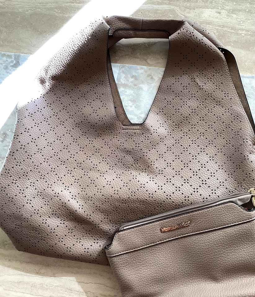 Bolso de mano Hobo holgado Montana West marrón, tostado, monedero con bolsa, NUEVO SIN ETIQUETAS Foto 1 de 4