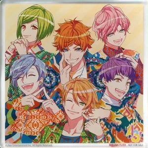 A3! SUNNY SUMMER EP Acrylic Coaster 3.5x3.5 inch Rakuten Bonus - Picture 1 of 1