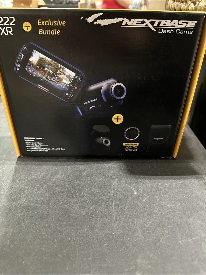 Cámara de tablero delantera y trasera Nextbase 222XR 1080p 30 fps (NBDVR222XRWC-BUN) Foto 1 de 4