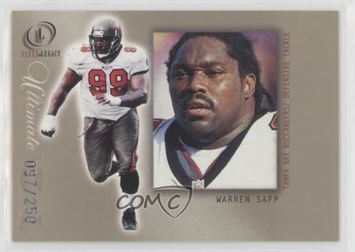2001 Fleer Legacy Ultimate Legacy /250 Warren Sapp #41 HOF - Image 1 of 2