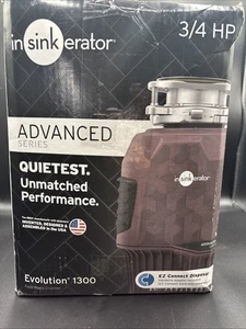 InSinkErator Evolution 1300 3/4HP Advanced Series Waste Garbage Disposal - Picture 1 of 8