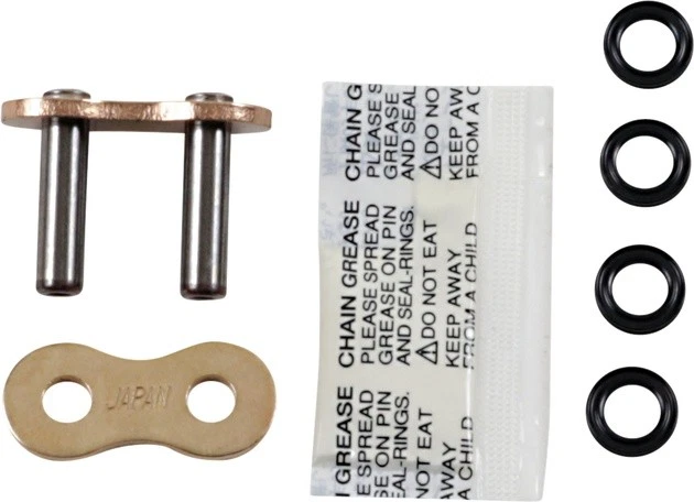 EK 525 SRX2 Series Quadra X-Ring Chain MLJ Rivet-Type Master Link Gold - Image 1 of 1