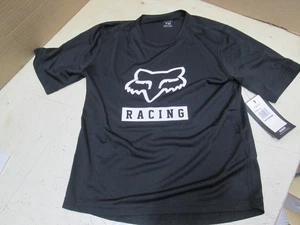 CAMISETA FOX MOTOCROSS BICICLETA DE MONTAÑA BMX ATV MX - RANGER / JUVENIL MEDIANA SS negra - Imagen 1 de 4