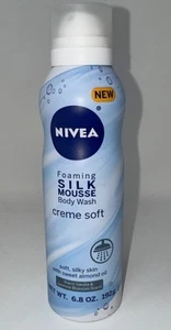 NIVEA Foaming Silk Mousse Body Wash Creme weich warm Vanille & Jasminblüte - Bild 1 von 6
