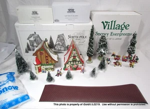 LOT DEPT 56 Vintage HERITAGE VILLAGE NORTH POLE SERIES Start A Tradition Set + - Bild 1 von 9