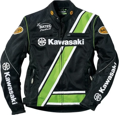 New Kawasaki Motorcycle Jacket Mesh Fabric Summer Motorbike Riding Biker Jacket - Image 1 of 3