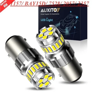 AUXITO 1157 LED Bombilla Blanca Señal de Freno Luz Inversa 6500K Súper Brillante - Imagen 1 de 23
