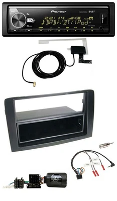 Pioneer Bluetooth DAB USB Lenkrad Autoradio für Fiat Idea 2006-2012 schwarz - Bild 1 von 4