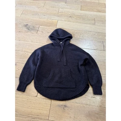 Madewell Dark Gray Wool Blend Cozy Hoodie Sweater Size S - Image 1 of 4