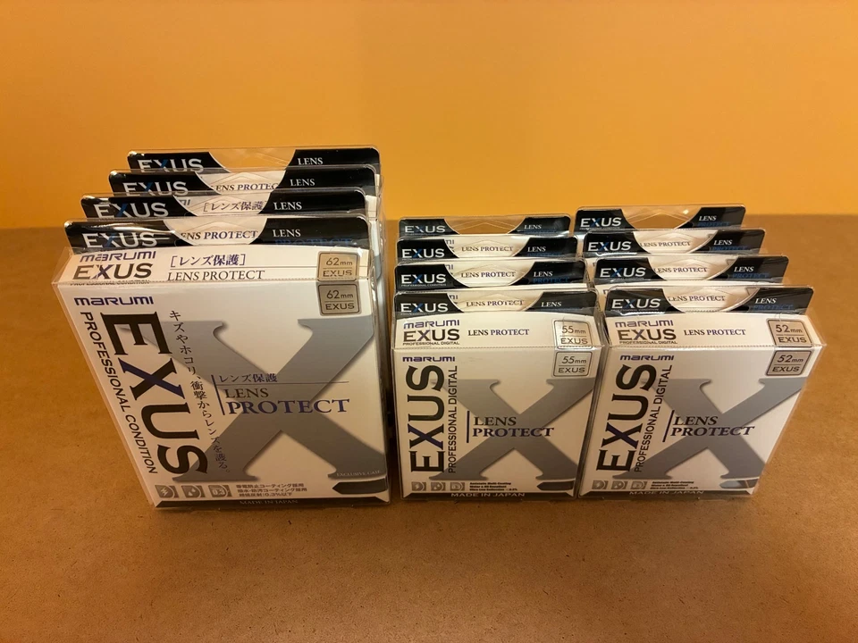 Marumi EXUS Lens Protector Lot NEW 77mmx2 67mm 62mm 55mmx4 52mmx4 MIJ - Image 1 of 4
