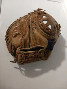 Vintage Basball Catchers Mitt Spalding Model 42-777 Joe Torre Leather Mitt Pro - Bild 1 von 4