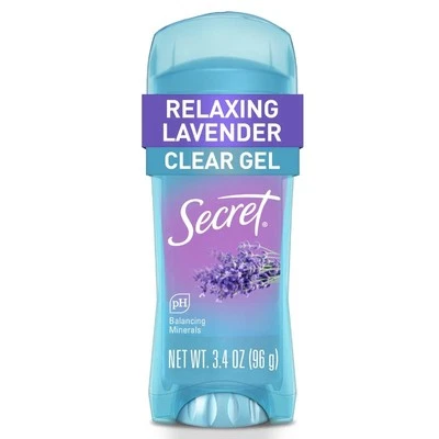 Secret Clear Gel and Deodorant for Women, Refreshing Lavender, 3.4 oz - Image 1 of 4