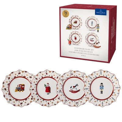 Villeroy & Boch Set Piatti 4pz Toys Delight Edizione Anniversario - Immagine 1 di 4