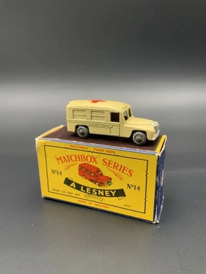Matchbox Lesney 14B Daimler Ambulance  Made In England 50er@7664@ OVP - Bild 1 von 4