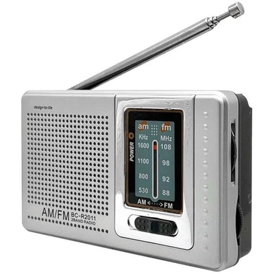 Tragbares Mini Taschenradio Reiseradio FM/AM Retro Design BC-R2011 - Bild 1 von 4