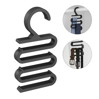 Krawatten- u. Gürtelhalter / Kleiderschrank Aufhänger Schalbügel Gürtelaufhänger - Bild 1 von 4