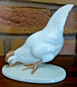 Rosenthal Chicken / Hen Figurine K Himmelstoss , Continental / German  - Picture 1 of 7