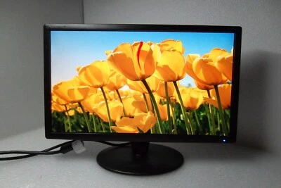 NEC V221W 22" Widescreen LCD Monitor VGA 1920 x 1080 Tilt 800:1 5ms OSD V221W-BK - Image 1 of 4