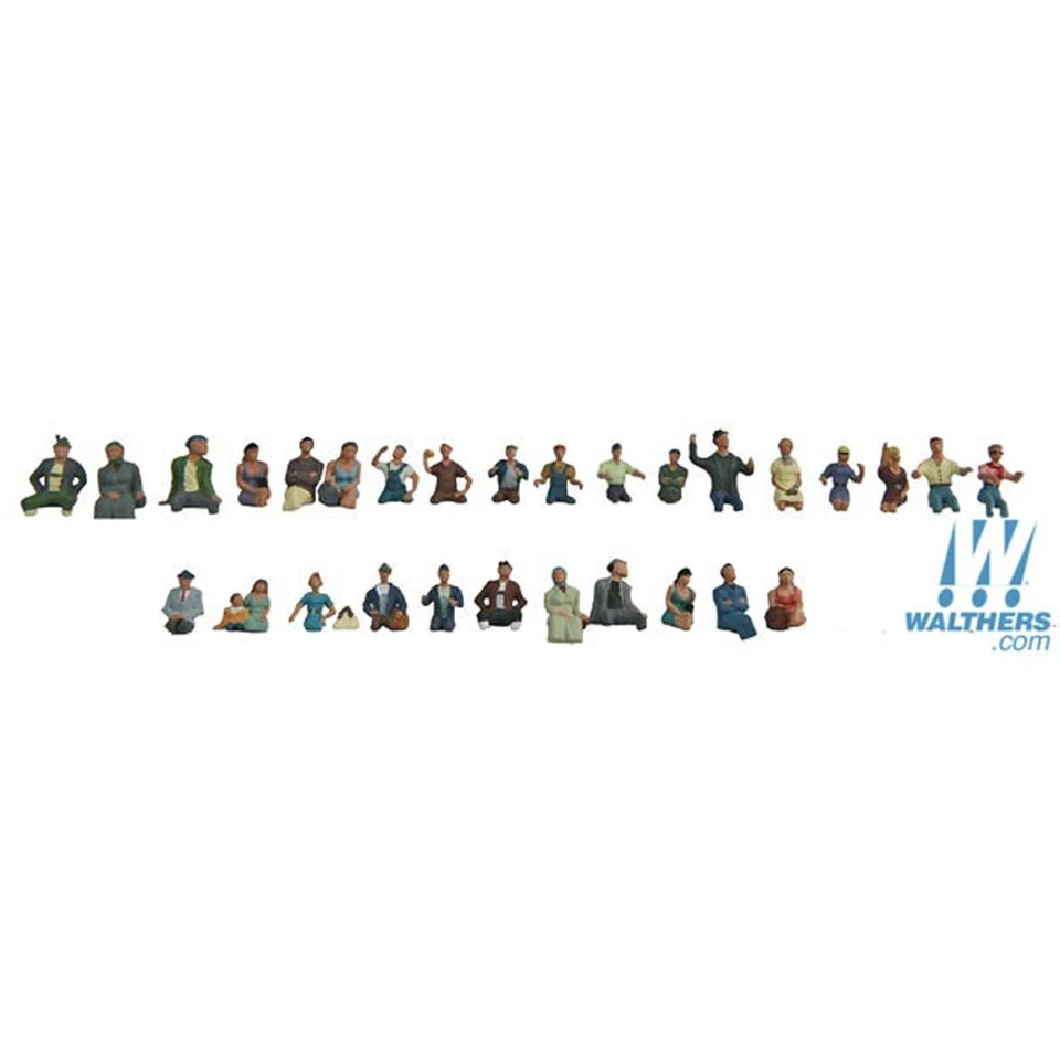 NEW Walthers 949-6034 Seated Coach Passengers Pkg (30) HO Scale FREE US SHIP - Image 1 of 1