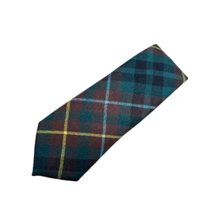 100% Wool Traditional Scottish Tartan Neck Tie - Buchanan Hunting Modern - Picture 1 of 1