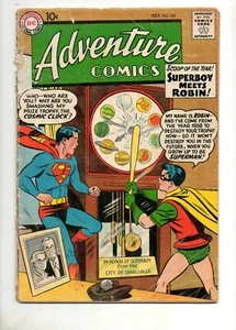 APLICACIÓN ROBIN de cómics de aventuras #253 en SUPERBOY! ¡FLECHA VERDE de KIRBY! ¡AQUAMAN! 1958 - Imagen 1 de 2