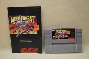 Metal Combat Falcons Revenge Super Nintendo SNES Game Cart + Manual - Picture 1 of 3