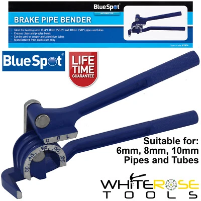 BlueSpot Brake Pipe Bender Cooper Aluminium Tubes 1/4" 5/16" 3/8" - Image 1 of 3