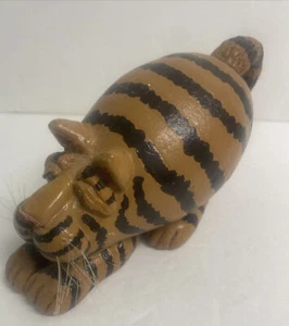 ENESCO 1998 VINTAGE GOURD KITTY GATO FIRMADO VICKI THOMAS ARTE POPULAR AMERICANO - Imagen 1 de 6