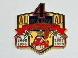 Cleveland Indians Pin ALCS American League Central Division Champions 4 in a Row - Picture 1 of 2