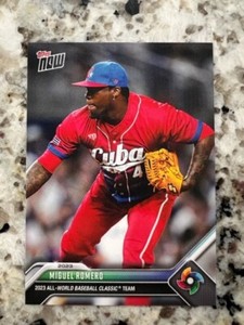2023 TOPPS NOW CARD ALL-WORLD BASEBALL CLASSIC TEAM CARD MIGUEL ROMERO #WBCA-9