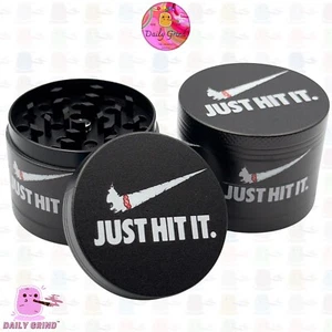 50mm Positive Message Parody Funny Gift - 4-Piece Metal Tobacco Grinder - Picture 1 of 21