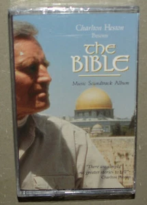 cassette - Charlton Heston presents The Bible soundtrack - SEALED - Picture 1 of 2