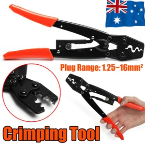 1.25-16mm² Wire Crimper Cable Plier Terminal Anderson Plug Lug Crimping Tool AU - Picture 1 of 7
