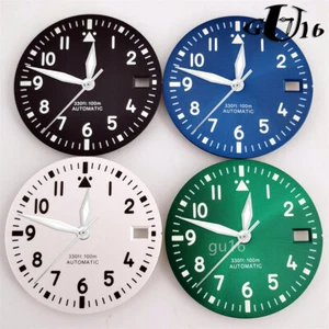 Reloj 29mm NH35 Dial Verde Luminoso Estéril Ajuste Movimiento NH35 NH36 - Imagen 1 de 21