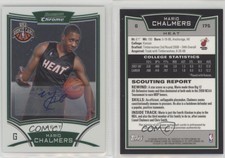 2008-09 Bowman Draft Picks & Stars Chrome NBA Card Mario Chalmers Rookie Auto RC
