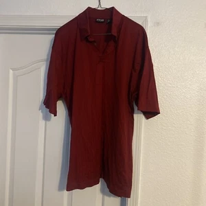 Ping Red Polo Shirt Mens Large Cotton Golf Adult - Picture 1 of 4