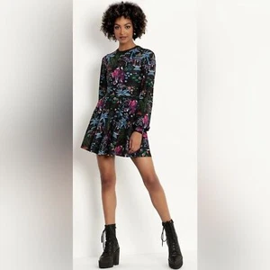 BLACKMILK NIHON SHISHU BISHOP SKATER DRESS LIMITED NWT Fairy Whimsical Artsy XS - Picture 1 of 8