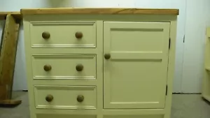 Freestanding Kitchen Base Drawer Cupboard Unit Hand Painted In Your Colour. - Picture 1 of 1